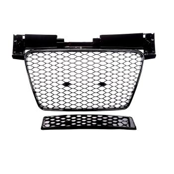 Kühlergrill Wabengrill Schwarz glanz passt für Audi TT 8J 06-16
